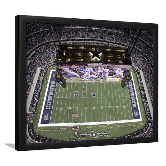 Att Stadium, Stadium Canvas, Sport Art, Fan Gifts, Framed Art Print Wall Decor, Picture Framed