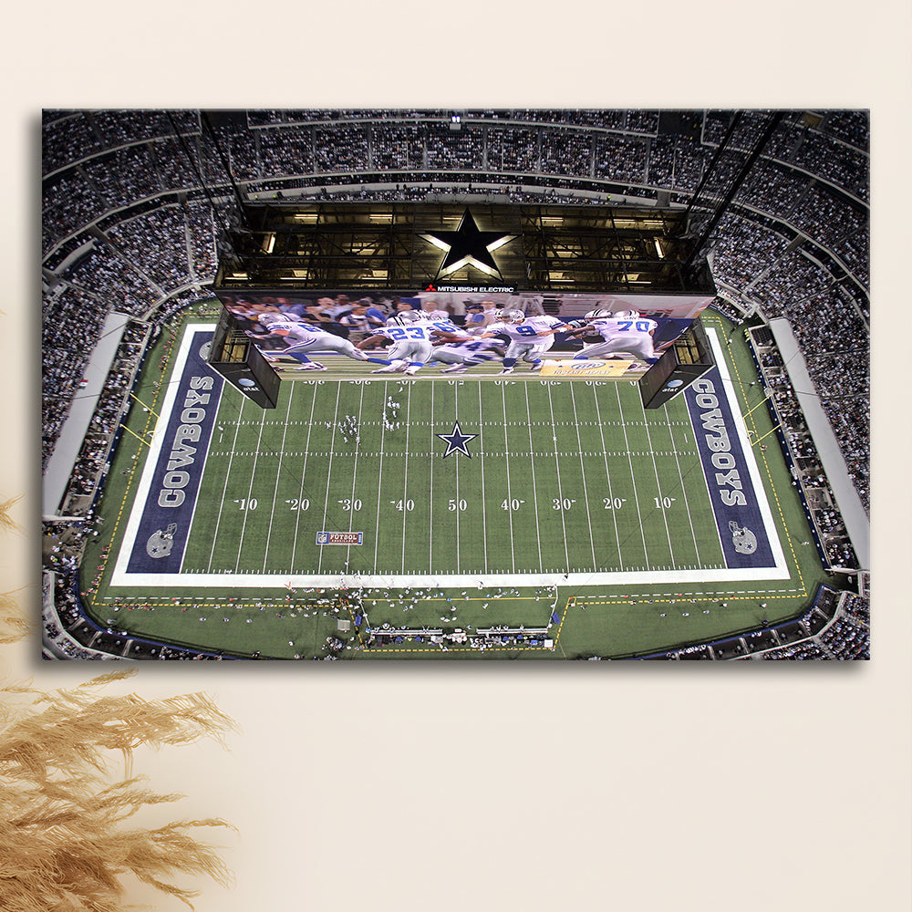 Att Stadium, Stadium Canvas, Sport Art, Fan Gifts, Man Cave Decor, Art Print, Canvas Print Wall Art