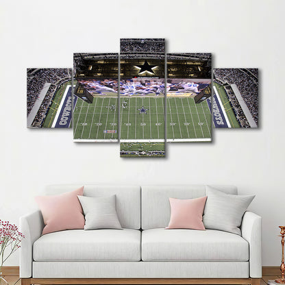 Att Stadium, Stadium Canvas, Sport Art, Fan Gifts, 5 Panel, Large Canvas, Canvas Print Wall Art