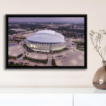 Att Stadium, Stadium Canvas, Sport Art, Framed Canvas Print Wall Art, Floating Frame