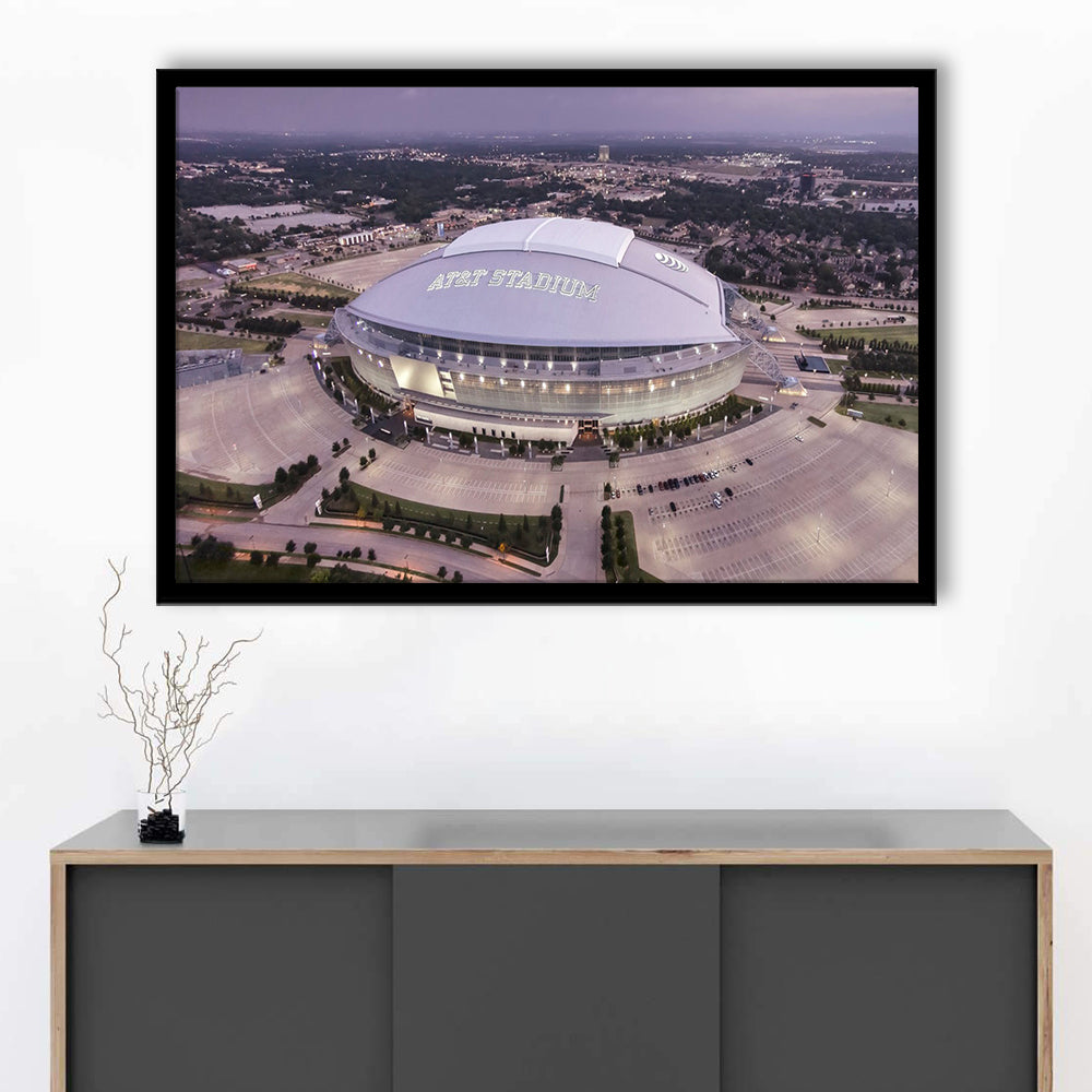 Att Stadium, Stadium Canvas, Sport Art, Gift for him, Framed Art Print Wall Decor, Picture Framed