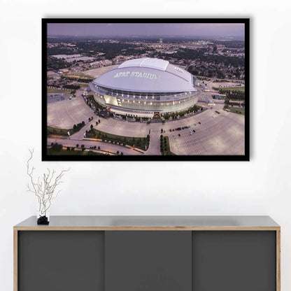 Att Stadium, Stadium Canvas, Sport Art, Gift for him, Framed Art Print Wall Decor, Picture Framed
