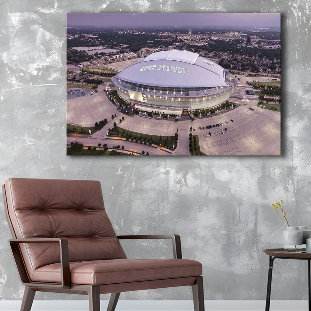 Att Stadium, Stadium Canvas, Sport Art, Gift for him, Man Cave Decor, Art Print, Canvas Print Wall Art