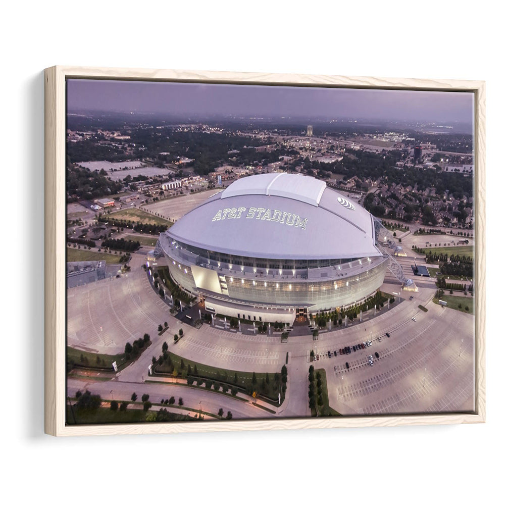 Att Stadium, Stadium Canvas, Sport Art, Framed Canvas Print Wall Art, Floating Frame
