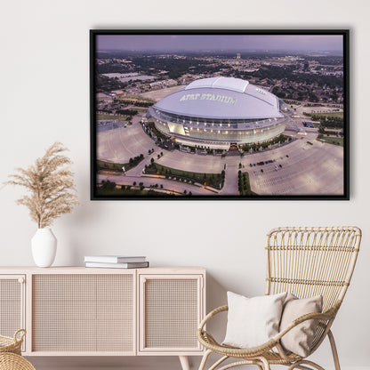 Att Stadium, Stadium Canvas, Sport Art, Framed Canvas Print Wall Art, Floating Frame