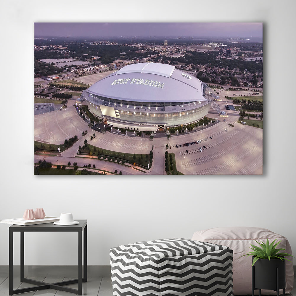 Att Stadium, Stadium Canvas, Sport Art, Gift for him, Man Cave Decor, Art Print, Canvas Print Wall Art