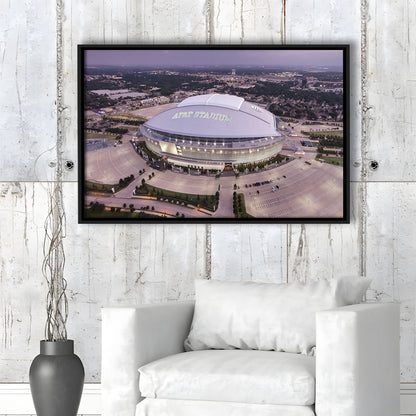 Att Stadium, Stadium Canvas, Sport Art, Framed Canvas Print Wall Art, Floating Frame
