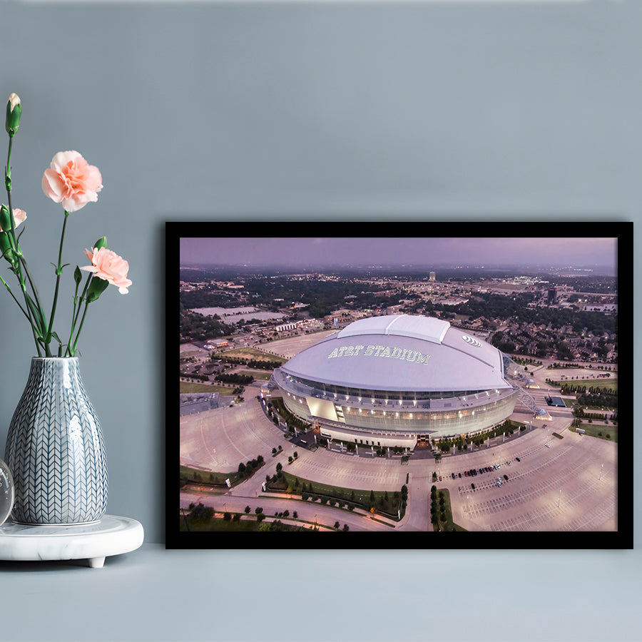 Att Stadium, Stadium Canvas, Sport Art, Gift for him, Framed Art Print Wall Decor, Picture Framed