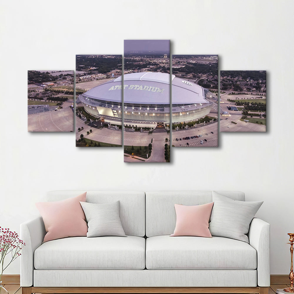 Att Stadium, Stadium Canvas, Sport Art, Gift for him, 5 Panel, Large Canvas, Canvas Print Wall Art