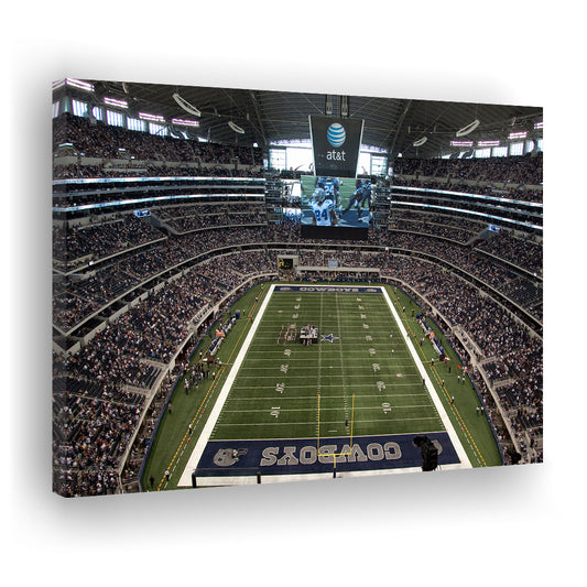 Att Stadium in Arlington, Stadium Canvas, Sport Art, Gift for him, Man Cave Decor, Art Print, Canvas Print Wall Art