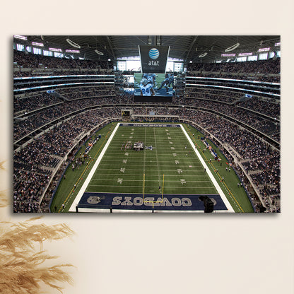 Att Stadium in Arlington, Stadium Canvas, Sport Art, Gift for him, Man Cave Decor, Art Print, Canvas Print Wall Art