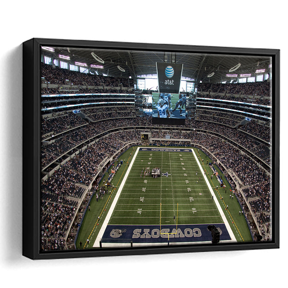 Att Stadium in Arlington, Stadium Canvas, Sport Art, Framed Canvas Print Wall Art, Floating Frame