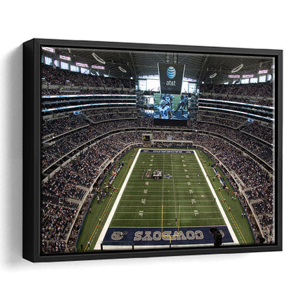 Att Stadium in Arlington, Stadium Canvas, Sport Art, Framed Canvas Print Wall Art, Floating Frame