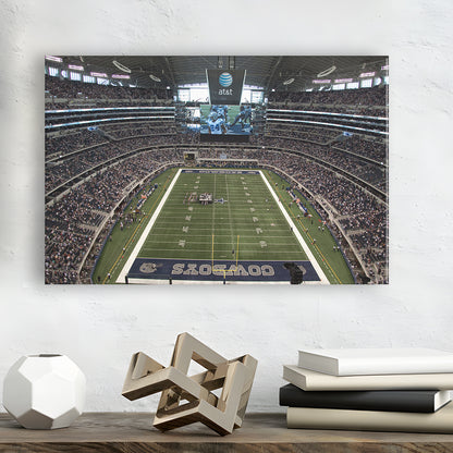 Att Stadium in Arlington, Stadium Canvas, Sport Art, Gift for him, Man Cave Decor, Art Print, Canvas Print Wall Art