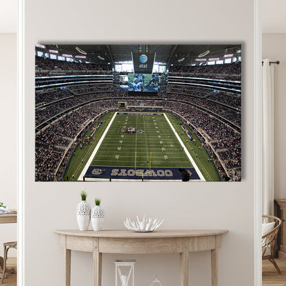 Att Stadium in Arlington, Stadium Canvas, Sport Art, Gift for him, Man Cave Decor, Art Print, Canvas Print Wall Art