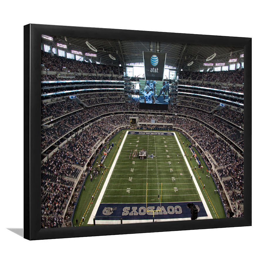 Att Stadium in Arlington, Stadium Canvas, Sport Art, Gift for him, Framed Art Print Wall Decor, Picture Framed