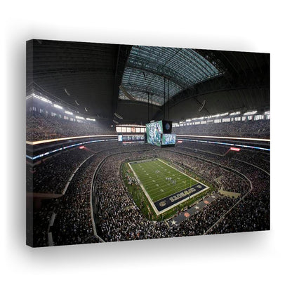 Att Stadium in Arlington Texas, Stadium Canvas, Sport Art, Gift for him, Man Cave Decor, Art Print, Canvas Print Wall Art