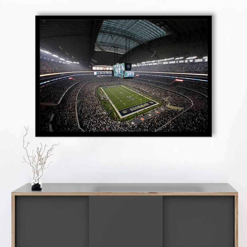 Att Stadium in Arlington Texas, Stadium Canvas, Sport Art, Gift for him, Framed Art Print Wall Decor, Picture Framed