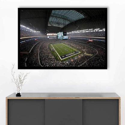 Att Stadium in Arlington Texas, Stadium Canvas, Sport Art, Gift for him, Framed Art Print Wall Decor, Picture Framed