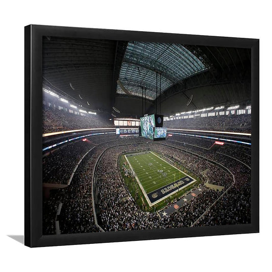 Att Stadium in Arlington Texas, Stadium Canvas, Sport Art, Gift for him, Framed Art Print Wall Decor, Picture Framed
