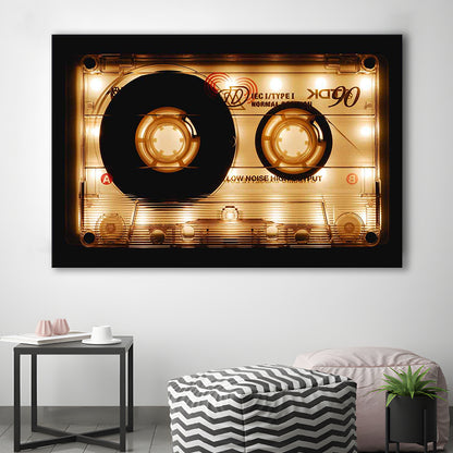 Audio Cassette Canvas Print, Popular Wall Decor, Ready to Hang Gift, Cavas Print Wall Art Hom Decor
