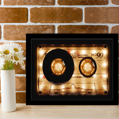 Audio Cassette Art Prints, Popular Wall Decor, Ready To Hang Gift, Framed Art Print, Picture Framed