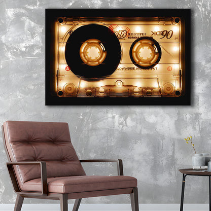 Audio Cassette Canvas Print, Popular Wall Decor, Ready to Hang Gift, Cavas Print Wall Art Hom Decor