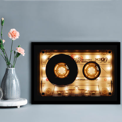 Audio Cassette Art Prints, Popular Wall Decor, Ready To Hang Gift, Framed Art Print, Picture Framed