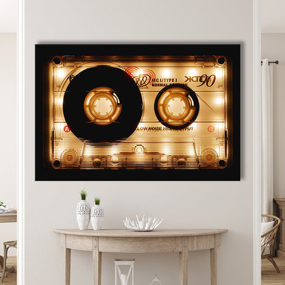 Audio Cassette Canvas Print, Popular Wall Decor, Ready to Hang Gift, Cavas Print Wall Art Hom Decor