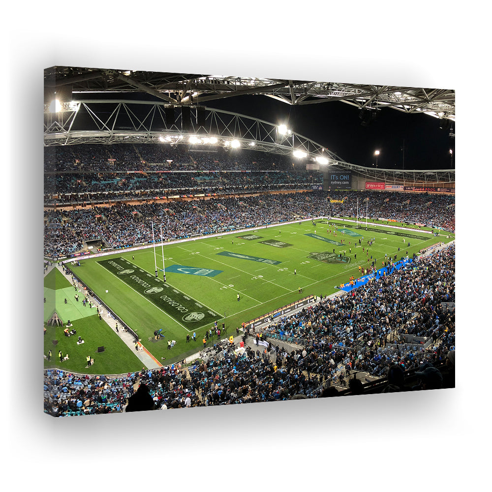 Australia Stadium, Stadium Canvas, Sport Art, Gift for him, Man Cave Decor, Art Print, Canvas Print Wall Art