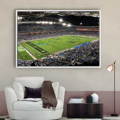 Australia Stadium, Stadium Canvas, Sport Art, Framed Canvas Print Wall Art, Floating Frame