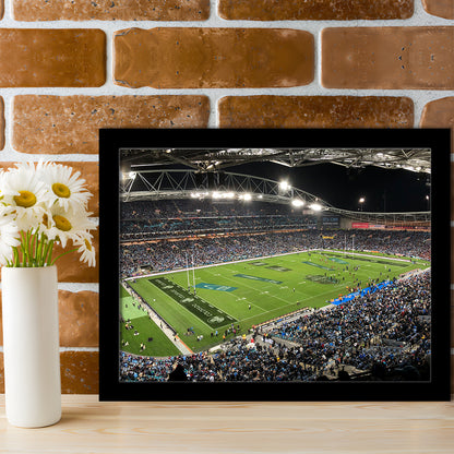 Australia Stadium, Stadium Canvas, Sport Art, Gift for him, Framed Art Print Wall Decor, Picture Framed
