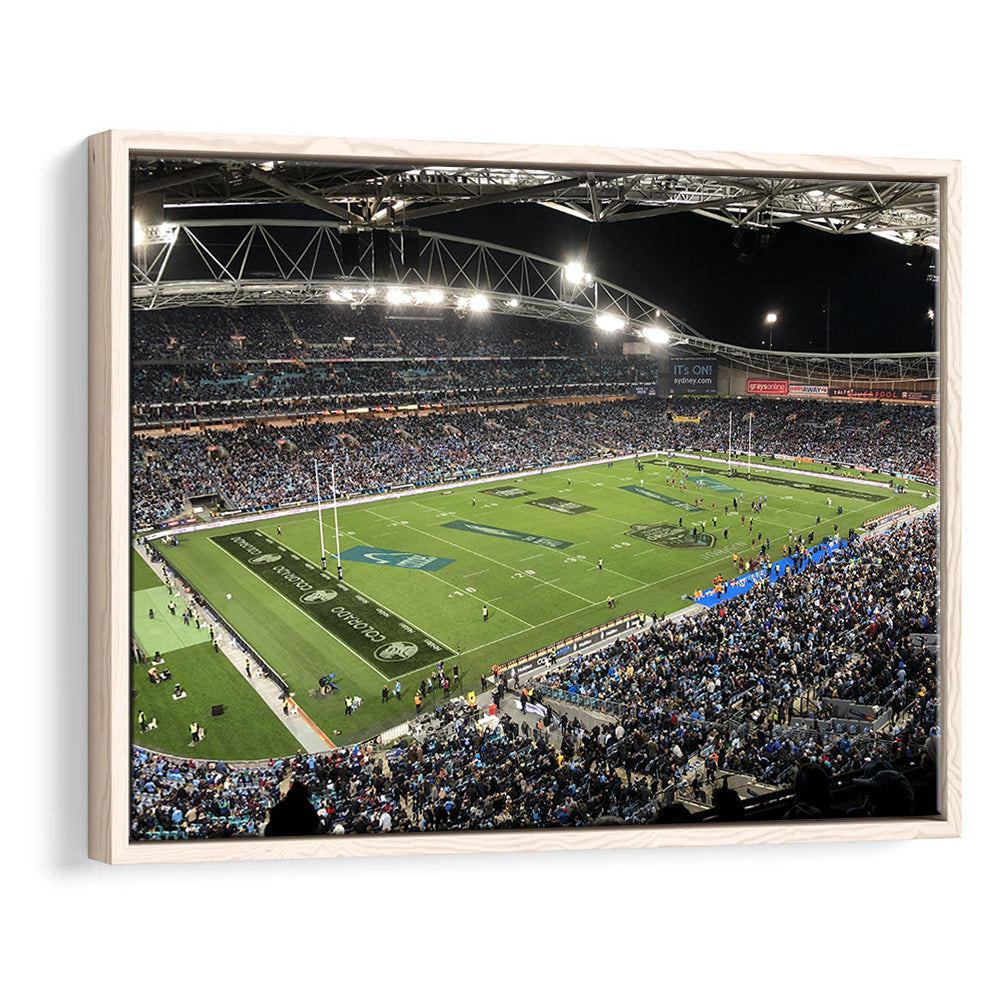 Australia Stadium, Stadium Canvas, Sport Art, Framed Canvas Print Wall Art, Floating Frame