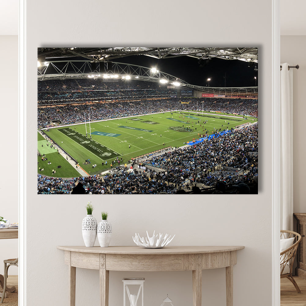 Australia Stadium, Stadium Canvas, Sport Art, Gift for him, Man Cave Decor, Art Print, Canvas Print Wall Art