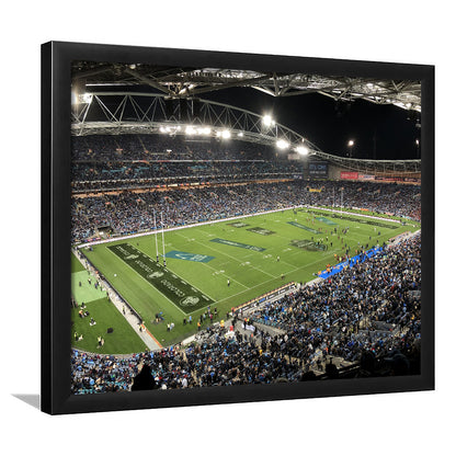 Australia Stadium, Stadium Canvas, Sport Art, Gift for him, Framed Art Print Wall Decor, Picture Framed