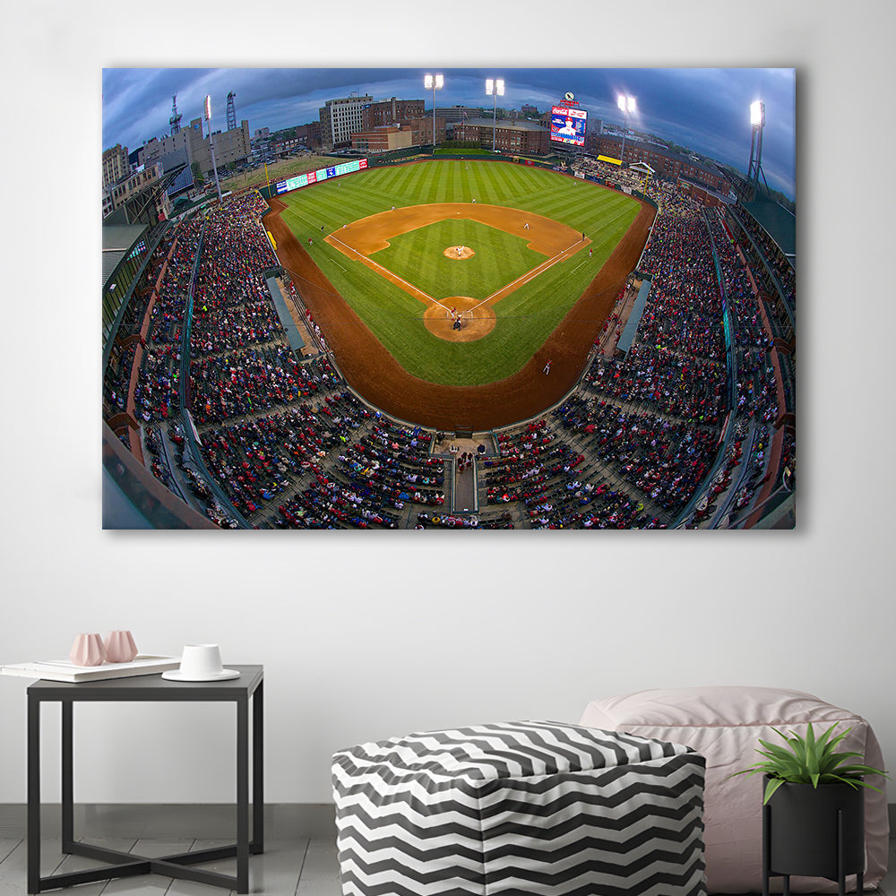AutoZone Park, Stadium Canvas, Sport Art, Gift for him, Man Cave Decor, Art Print, Canvas Print Wall Art