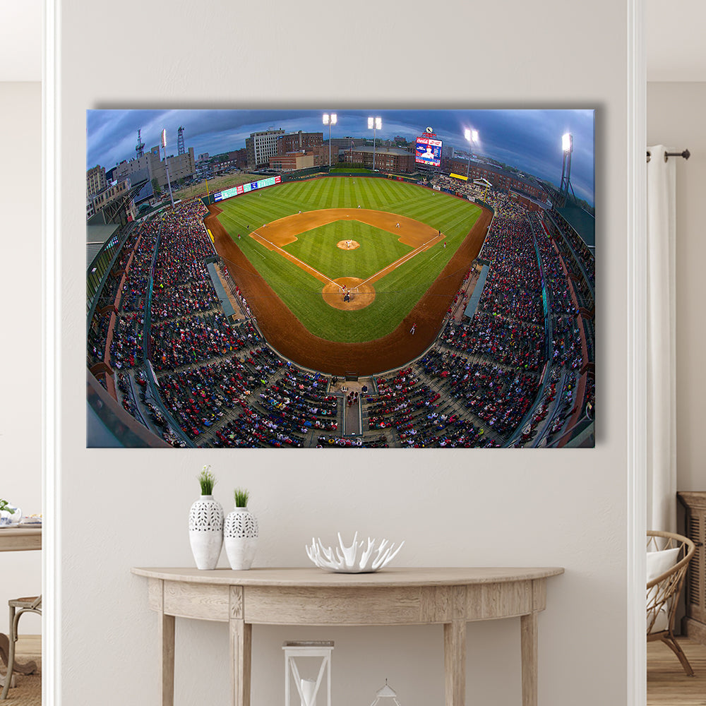 AutoZone Park, Stadium Canvas, Sport Art, Gift for him, Man Cave Decor, Art Print, Canvas Print Wall Art
