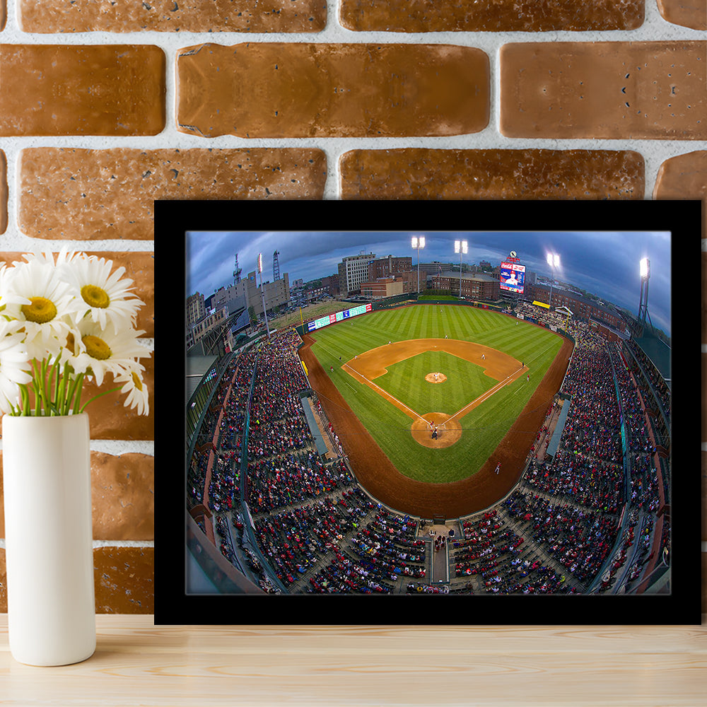 AutoZone Park, Stadium Canvas, Sport Art, Gift for him, Framed Art Print Wall Decor, Picture Framed
