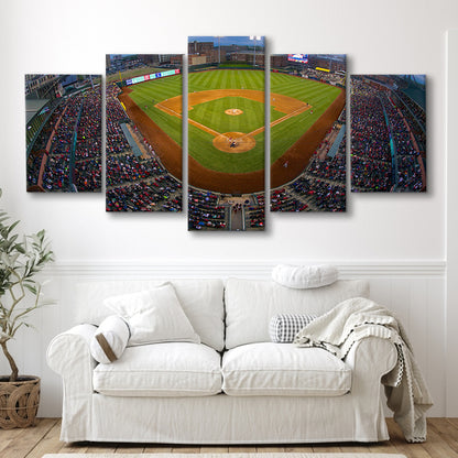 AutoZone Park, Stadium Canvas, Sport Art, Gift for him, 5 Panel, Large Canvas, Canvas Print Wall Art