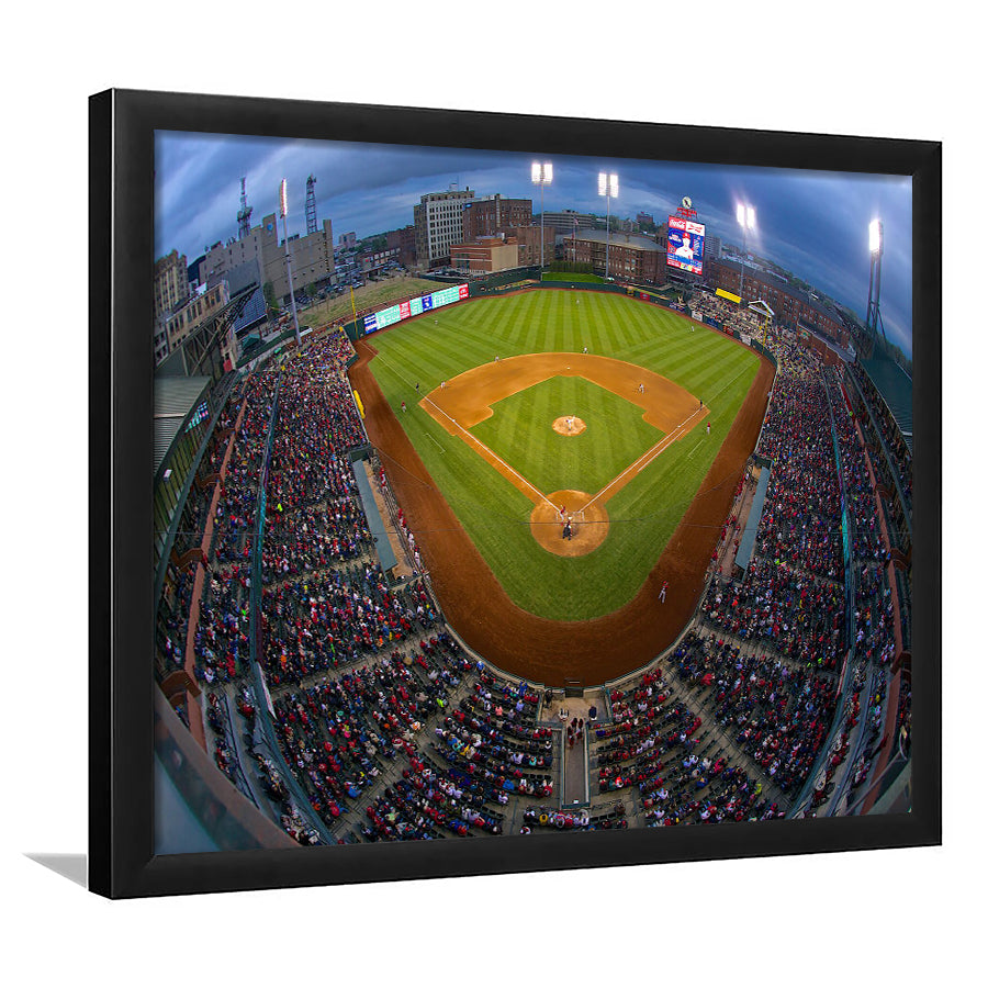 AutoZone Park, Stadium Canvas, Sport Art, Gift for him, Framed Art Print Wall Decor, Picture Framed