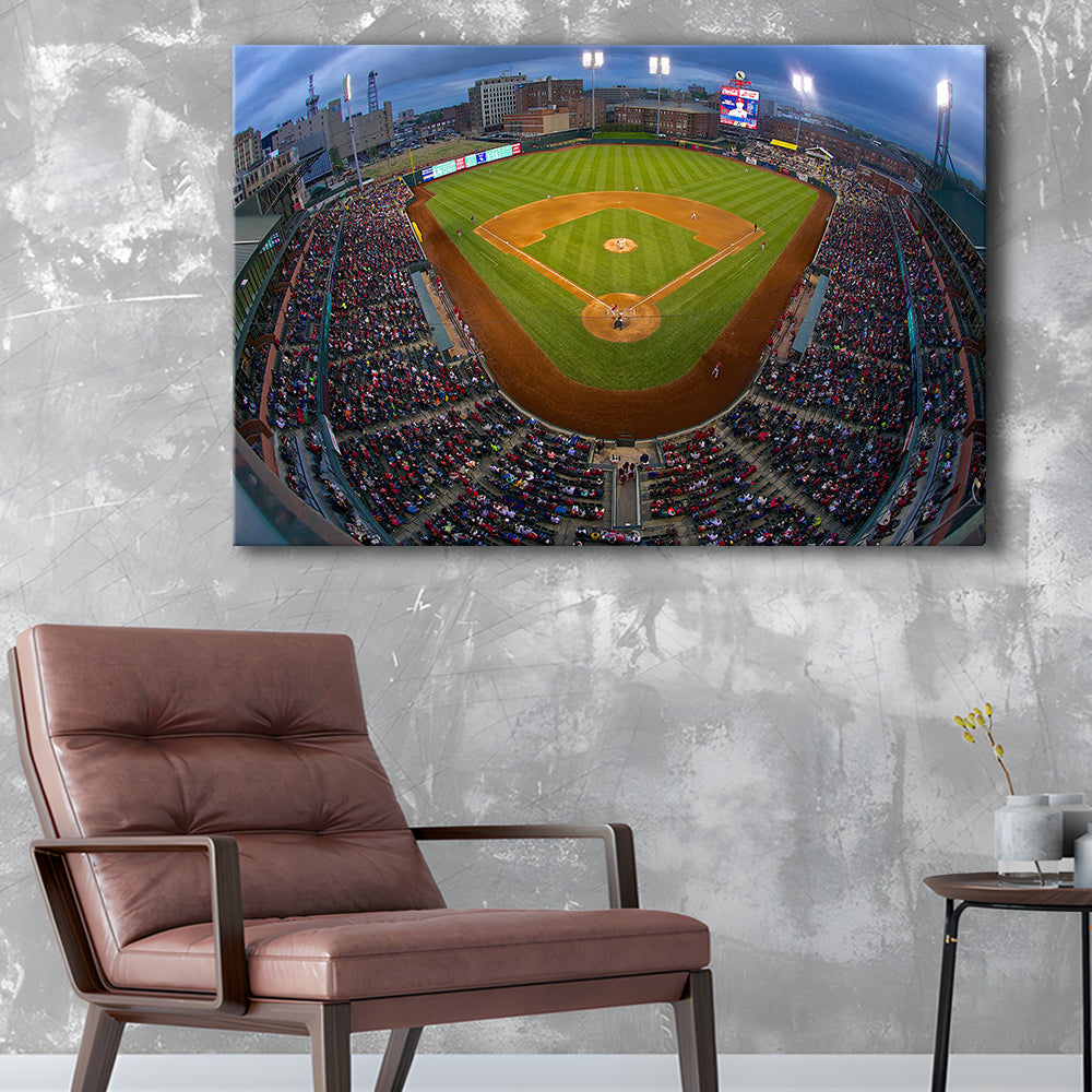 AutoZone Park, Stadium Canvas, Sport Art, Gift for him, Man Cave Decor, Art Print, Canvas Print Wall Art