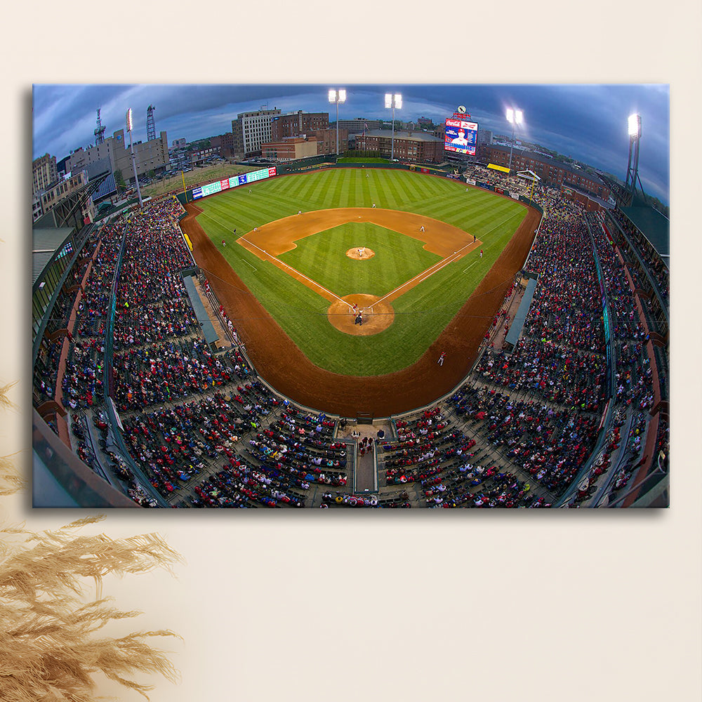 AutoZone Park, Stadium Canvas, Sport Art, Gift for him, Man Cave Decor, Art Print, Canvas Print Wall Art