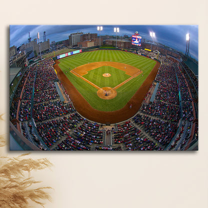 AutoZone Park, Stadium Canvas, Sport Art, Gift for him, Man Cave Decor, Art Print, Canvas Print Wall Art