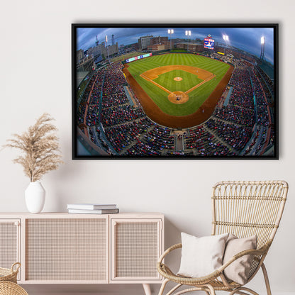 AutoZone Park, Stadium Canvas, Sport Art, Framed Canvas Print Wall Art, Floating Frame