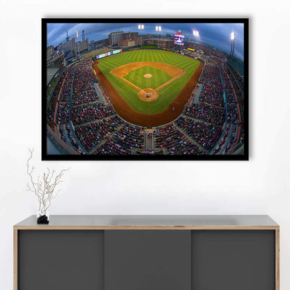 AutoZone Park, Stadium Canvas, Sport Art, Gift for him, Framed Art Print Wall Decor, Picture Framed