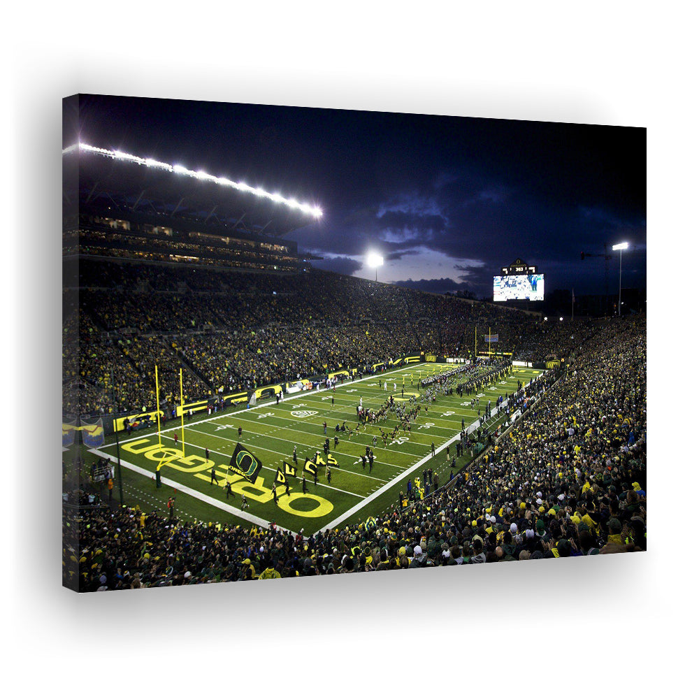 Autzen Stadium Oregon, Stadium Canvas, Sport Art, Fan Gifts, Man Cave Decor, Art Print, Canvas Print Wall Art