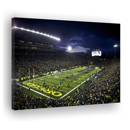 Autzen Stadium Oregon, Stadium Canvas, Sport Art, Fan Gifts, Man Cave Decor, Art Print, Canvas Print Wall Art