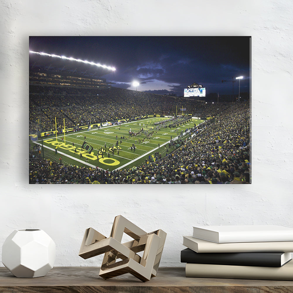 Autzen Stadium Oregon, Stadium Canvas, Sport Art, Fan Gifts, Man Cave Decor, Art Print, Canvas Print Wall Art