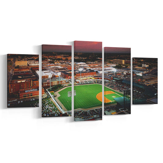 AutzoZone Park Stadium, Stadium Canvas, Sport Art, Gift for him, 5 Panel, Large Canvas, Canvas Print Wall Art