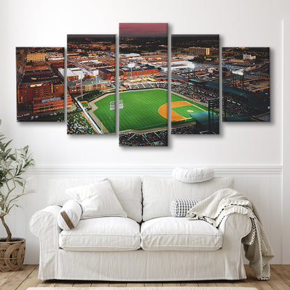 AutzoZone Park Stadium, Stadium Canvas, Sport Art, Gift for him, 5 Panel, Large Canvas, Canvas Print Wall Art